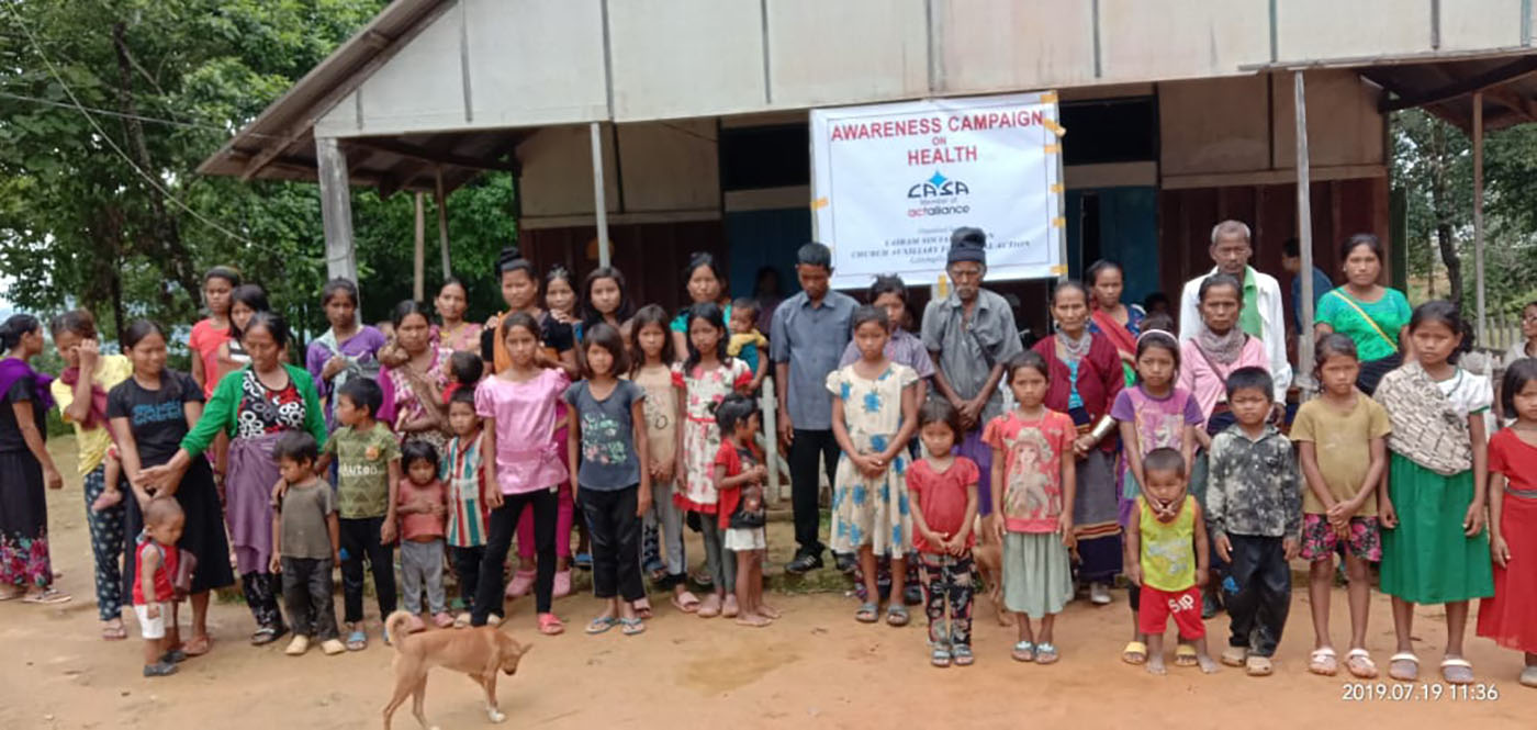 Health Camp at Diltlang, Lairam Social Mission