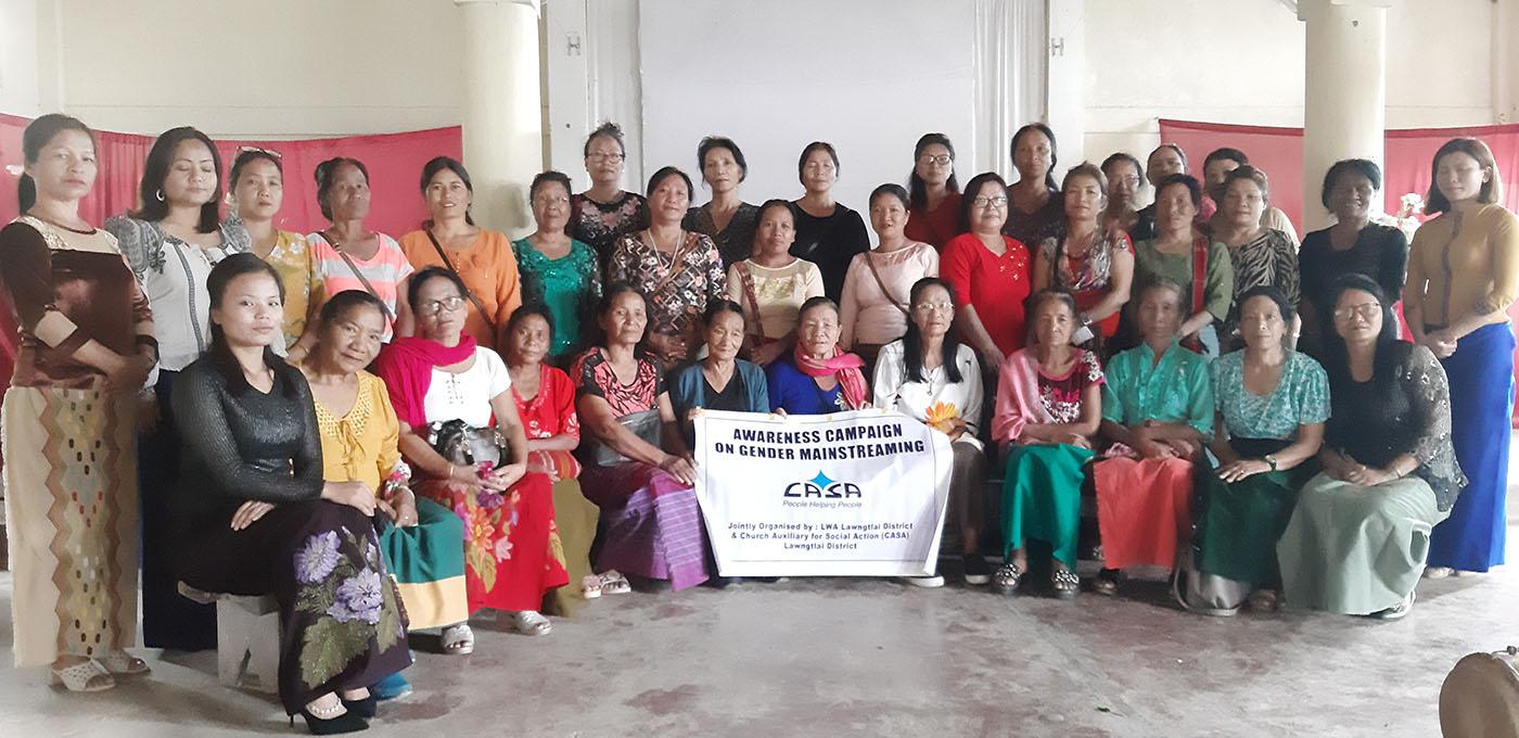 Awareness campaign on the Lai Customary Law in collaboration with LWA Headquarters, Lawngtlai.